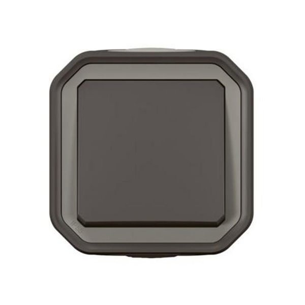 Interrupteur/commutateur en saillie PLEXO neuf, anthracite, IP55, monobloc