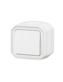 NOUVEAU interrupteur monobloc en surface PLEXO blanc IP55