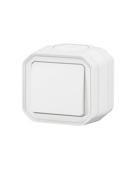 NOUVEAU interrupteur monobloc en surface PLEXO blanc IP55