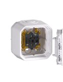 Toma de corriente superficie NEW PLEXO 2P+T IP55 blanca monobloc (bornas de tornillo)