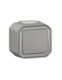 Pulsador de superficie NEW PLEXO IP55 gris monobloc