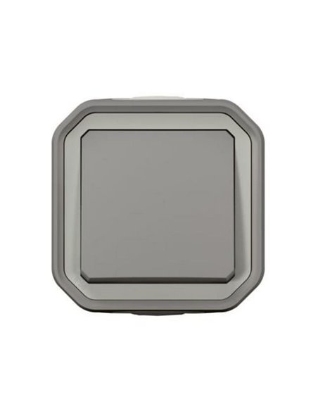 Pulsador de superficie NEW PLEXO IP55 gris monobloc