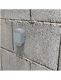 Pulsador de superficie NEW PLEXO IP55 gris monobloc