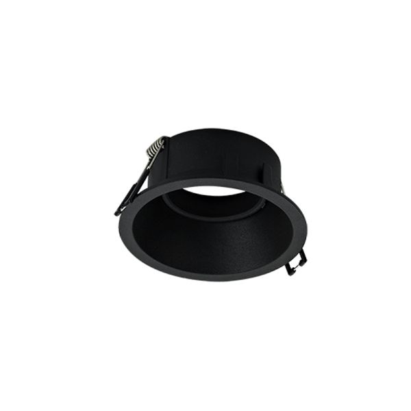 Anel preto redondo embutido Conforto