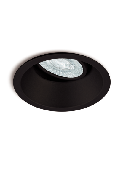 Anneau encastré inclinable Mantra Comfort Round Black