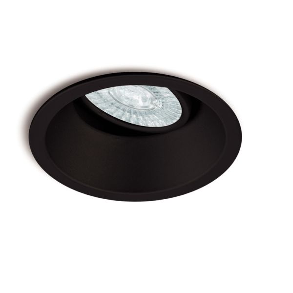 Anneau encastré inclinable Mantra Comfort Round Black