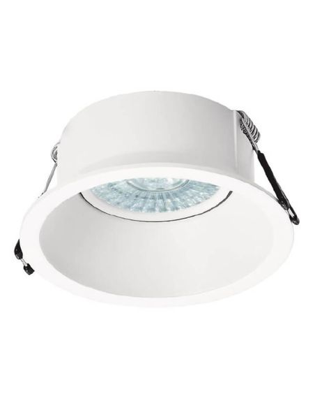 Aro empotrable redondo basculante blanco COMFORT GU10 (no incl.), corte Ø8.5cm
