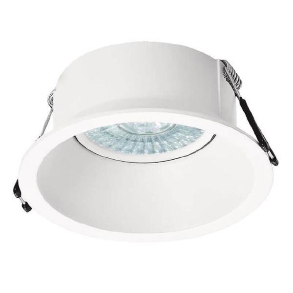 Aro empotrable redondo basculante blanco COMFORT GU10 (no incl.), corte Ø8.5cm