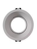 Aro empotrable redondo basculante blanco COMFORT GU10 (no incl.), corte Ø8.5cm