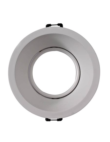 Aro empotrable redondo basculante blanco COMFORT GU10 (no incl.), corte Ø8.5cm
