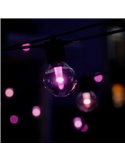 Guirnalda LED exterior FESTAVIA HUE GLOBE STRING 7m, 10 bombillas 500Lm, White & Color con Bluetooth