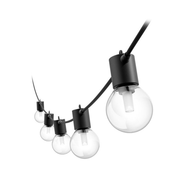 Guirnalda LED Exterior FESTAVIA HUE GLOBE STRING 7m, 10 bulbes 500Lm, Blanc & Couleur avec Bluetooth