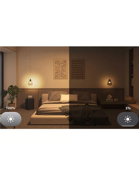 Bombilla inteligente LED Philips Hue Essential A60 E27, 8W (equivalente 60W), 806 Lm, regulable intensidad, White & Color con Bl