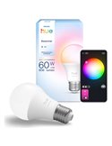 Bombilla inteligente LED Philips Hue Essential A60 E27, 8W (equivalente 60W), 806 Lm, regulable intensidad, White & Color con Bl
