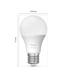 Ampoule LED connectée Philips Hue Essential A60 E27, 8 W (équivalent 60 W), 806 lumens, dimmable, blanc et couleur avec LED LED.