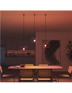 Bombilla inteligente LED Philips Hue Essential A60 E27, 8W (equivalente 60W), 806 Lm, regulable intensidad, White & Color con Bl 2