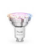Bombilla inteligente LED Philips Hue Essential GU10, 4,7W 345Lm White & Color Ambiance con bluetooth, regulable intensidad