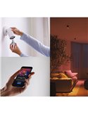 Bombilla inteligente LED Philips Hue Essential GU10, 4,7W 345Lm White & Color Ambiance con bluetooth, regulable intensidad