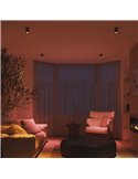 Lâmpada inteligente LED Philips Hue Essential GU10, 4,7 W, 345 lúmens, luz branca e colorida, com Bluetooth, dimerizável.