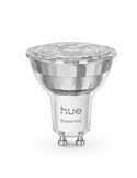 Bombilla inteligente LED Philips Hue Essential GU10, 4,7W 345Lm White & Color Ambiance con bluetooth, regulable intensidad