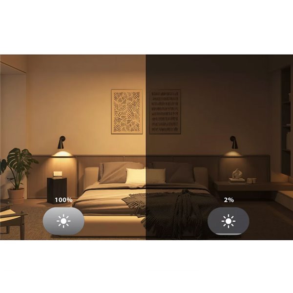 Pack 3 bombillas LED inteligentes STARTER KIT ESSENTIAL GU10 345Lm 3W, White & Color + Hue Bridge + Dimmer switch