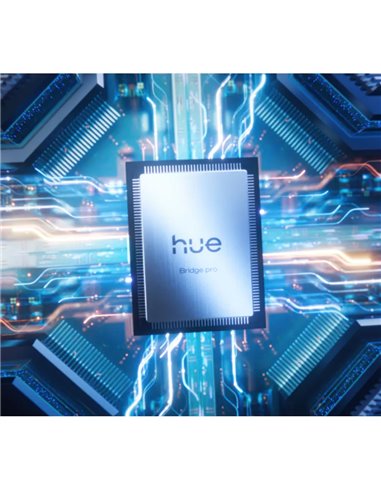 Hue Bridge Pro Preto, Controlador de Iluminação Inteligente, para mais de 150 lâmpadas