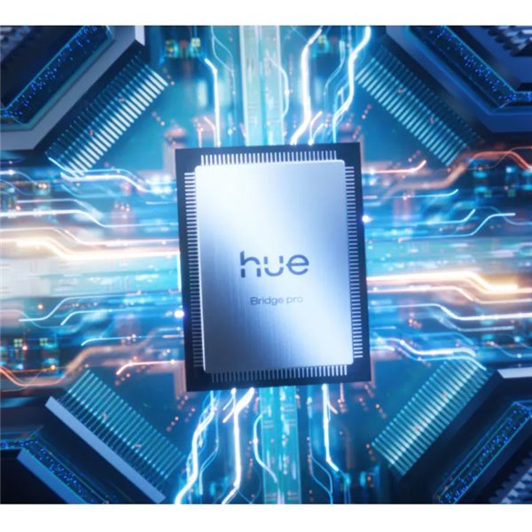 Pont Hue Bridge Pro noir, contrôleur d'éclairage intelligent, pour plus de 150 ampoules