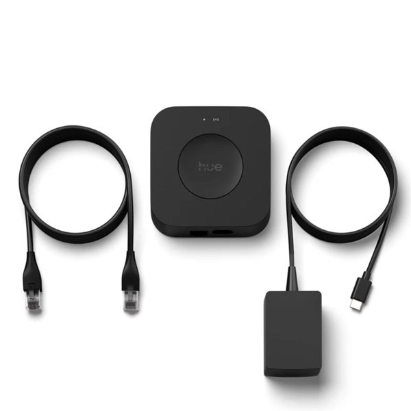 Hue Bridge Pro Preto, Controlador de Iluminação Inteligente, para mais de 150 lâmpadas