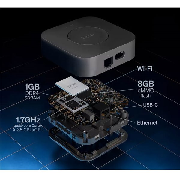 Kit de démarrage d'ampoule LED connectée Philips Hue WCA A60 E27 1100 lm blanche et couleur + pont Hue Pro + variateur