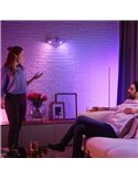 Kit de inicio 3 bombillas inteligentes Philips Hue WCA GU10 400Lm, White & Color + Hue Bridge Pro + Dimmer Switch 