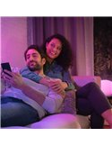 Kit de inicio 3 bombillas inteligentes Philips Hue WCA GU10 400Lm, White & Color + Hue Bridge Pro + Dimmer Switch 