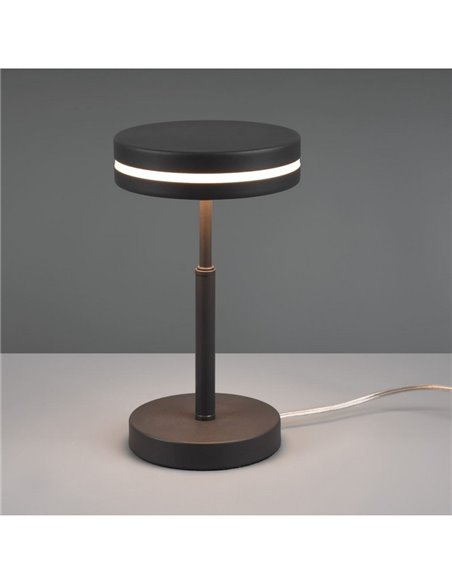 Luminária de mesa LED FRANKLIN 6W 1x700lm, 3000K IP20 Antracite