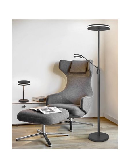 Lampe de table LED FRANKLIN 6W 1x700lm, 3000K IP20 Anthracite