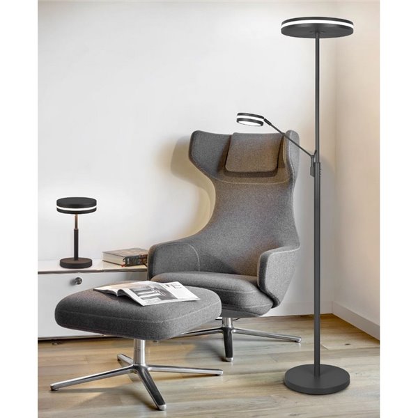 Lampe de table LED FRANKLIN 6W 1x700lm, 3000K IP20 Anthracite