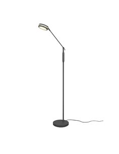 Lámpara de pie LED FRANKLIN 6,5W 1x 650lm, regulabke 2700+3200+4000K Antracita