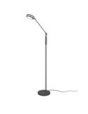 Lámpara de pie LED FRANKLIN 6,5W 1x 650lm, regulabke 2700+3200+4000K Antracita