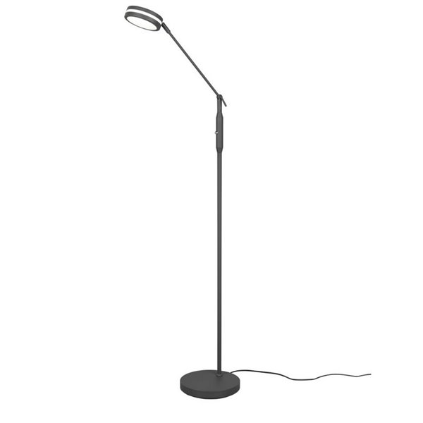 Lámpara de pie LED FRANKLIN 6,5W 1x 650lm, regulabke 2700+3200+4000K Antracita