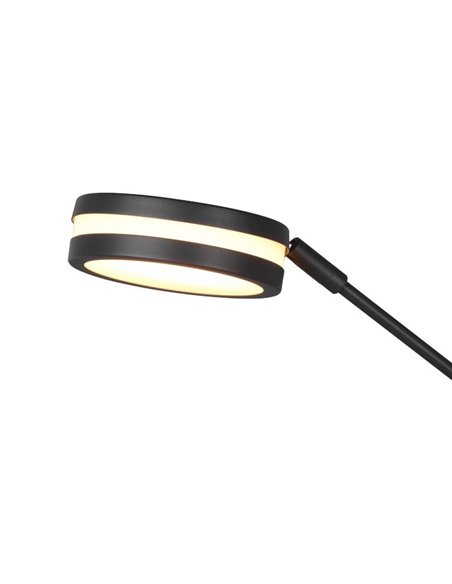 Lámpara de pie con brazo lector FRANKLIN 35-6,5W 4100-650Lm 2700+3200+4000K IP20 Antracita