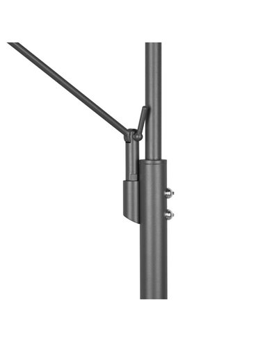Lámpara de pie con brazo lector FRANKLIN 35-6,5W 4100-650Lm 2700+3200+4000K IP20 Antracita