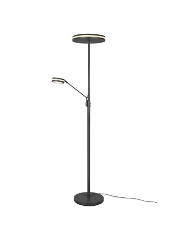 Luminária de chão FRANKLIN 35-6.5W 4100-650Lm 2700+3200+4000K IP20 Antracite com braço de leitura