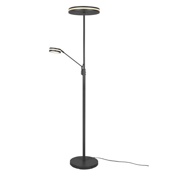 Lámpara de pie con brazo lector FRANKLIN 35-6,5W 4100-650Lm 2700+3200+4000K IP20 Antracita
