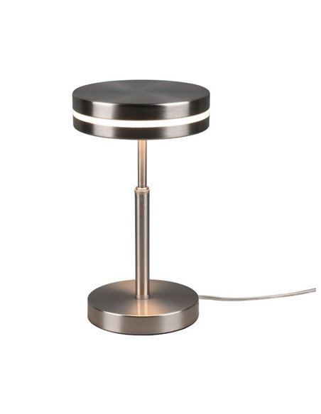 Lampe de table LED FRANKLIN 6W, 1 x 700 lm, 3000K, IP20, nickel mat