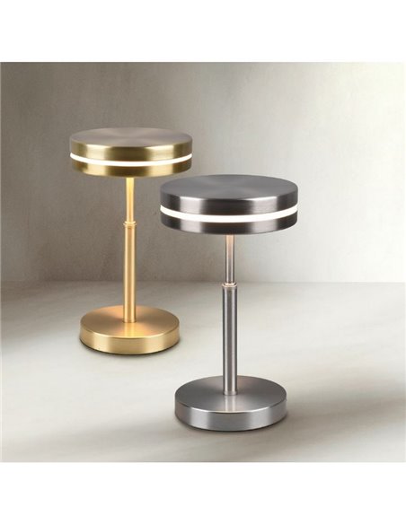 Lampe de table LED FRANKLIN 6W, 1 x 700 lm, 3000K, IP20, nickel mat