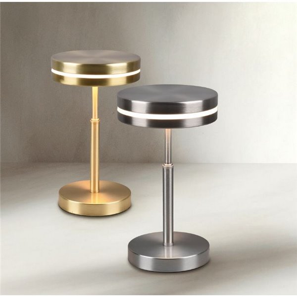 Lampe de table LED FRANKLIN 6W, 1 x 700 lm, 3000K, IP20, nickel mat