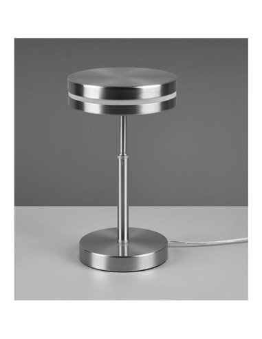 Lampe de table LED FRANKLIN 6W, 1 x 700 lm, 3000K, IP20, nickel mat