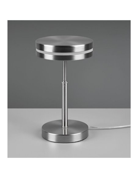Lámpara de mesa LED FRANKLIN 6W 1x700lm, 3000K IP20 Níquel mate