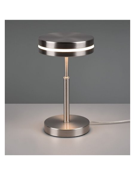 Lámpara de mesa LED FRANKLIN 6W 1x700lm, 3000K IP20 Níquel mate
