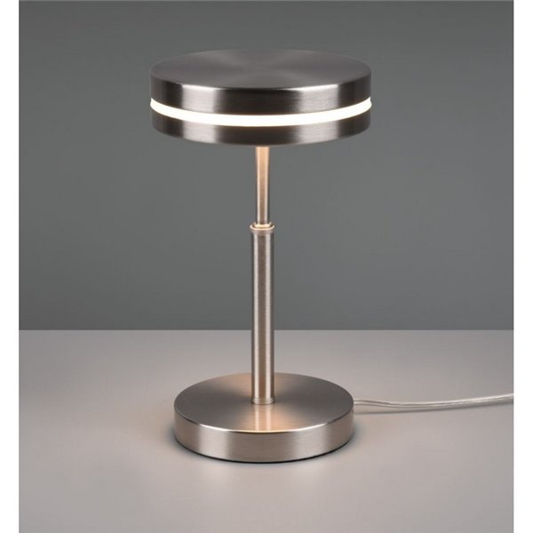 Lampe de table LED FRANKLIN 6W, 1 x 700 lm, 3000K, IP20, nickel mat