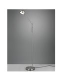 Lampadaire LED FRANKLIN 6,5 W, 1 x 650 lm, intensité variable 2700 + 3200 + 4000 K, nickel mat