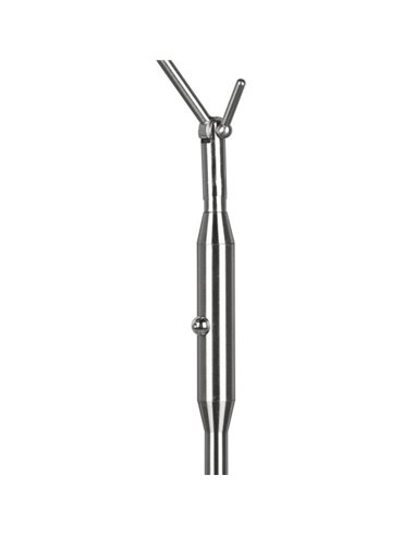 Lámpara de pie LED FRANKLIN 6,5W 1x 650lm, regulabke 2700+3200+4000K Níquel mate